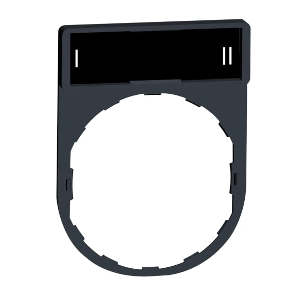SCHNEIDER ELECTRIC - Schildträger 30x40mm, für Ø 22 Geräte, m. Schild I-II