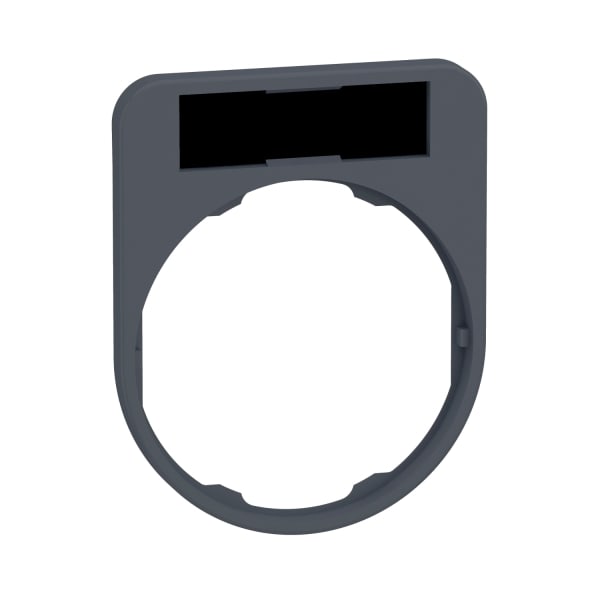 SCHNEIDER ELECTRIC - Schildträger 30x40mm, Schild schwarz rot, für Flush 30mm
