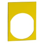 SCHNEIDER ELECTRIC - Typenschild 30 x 40 gelb - schwarze Beschriftung