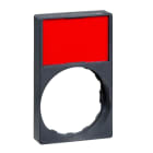 SCHNEIDER ELECTRIC - Schildträger 30x50mm m. Leerschild, für Ø 22 Geräte m. rundem Frontelement