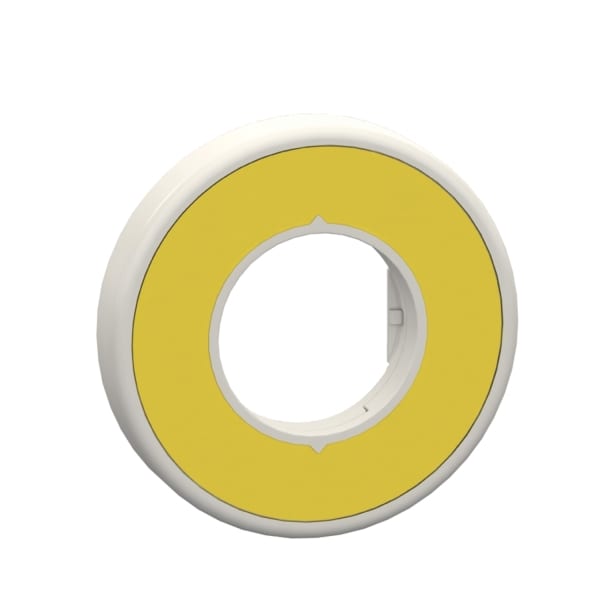 SCHNEIDER ELECTRIC - Beleuchtbares Schild für Not-Aus/Not-Halt, 2 LEDs weiß/rot, 24V, blanko