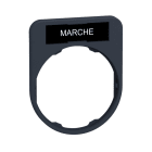 SCHNEIDER ELECTRIC - Schildträger 40x50mm, mit Schild MARCHE, für Harmony Flush 30mm