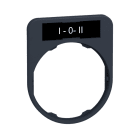 SCHNEIDER ELECTRIC - Schildträger 40x50mm, mit Schild I-0-II, für Harmony 30mm