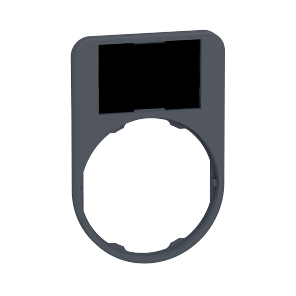 SCHNEIDER ELECTRIC - Schildträger 30x50mm, Schild schwarz rot, für Flush 30mm