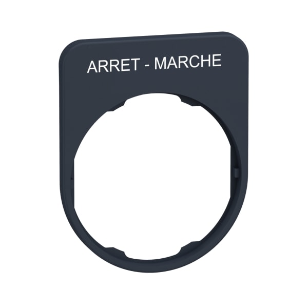 SCHNEIDER ELECTRIC - Schildträger 40x50mm, mit Beschriftung ARRET-MARCHE, für Harmony 30mm