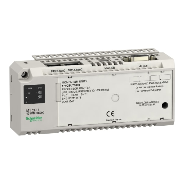 SCHNEIDER ELECTRIC - UNITY M1 CPU - RS232/485 RS485 USB EA-BU