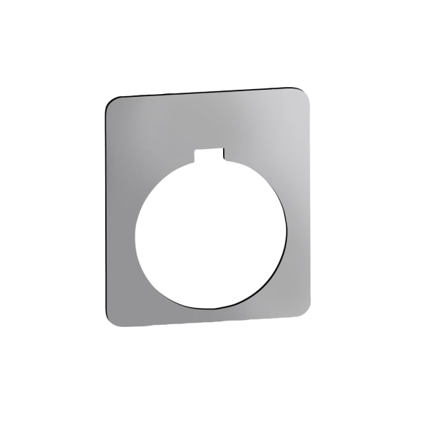 SCHNEIDER ELECTRIC - SCHILD ALU OHNE BESCHRIFTUNG 44X50