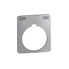 SCHNEIDER ELECTRIC - SCHILD ALU 40X43