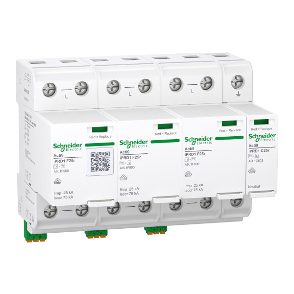 SCHNEIDER ELECTRIC - Kombiabl. Typ1+2 iPRD1 F25r 3P+1 Sich FM