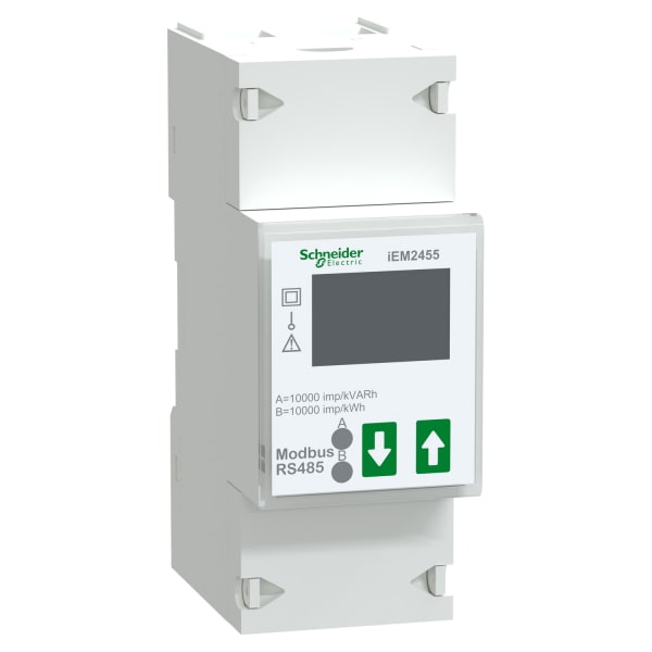 SCHNEIDER ELECTRIC - iEM2455 Energiezähler 1P+N 100A Modb MID