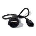 SCHNEIDER ELECTRIC - POWER CORD, C14 TO CEE 7/7 SCHUKO, 0.6M