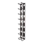 SCHNEIDER ELECTRIC - VERTICAL CABLE ORGANIZER, 8 CABLE RINGS,