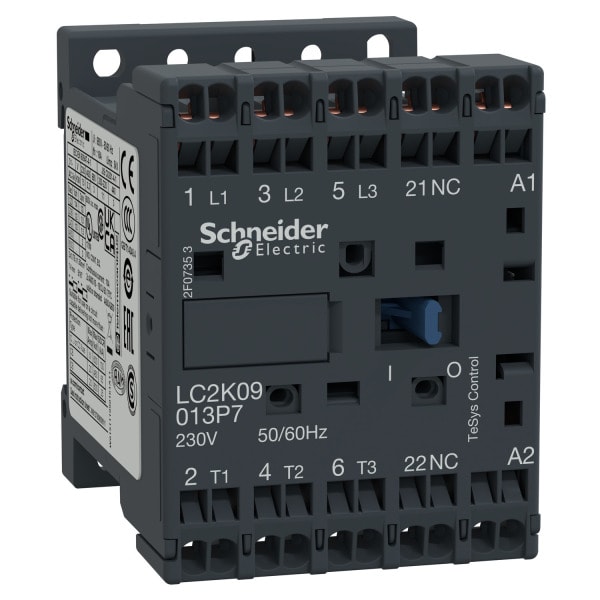 SCHNEIDER ELECTRIC - SCHÜTZ 3P 6A AC3 230V 50/60HZ 1S