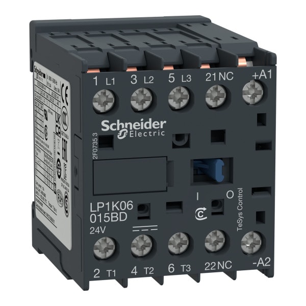 SCHNEIDER ELECTRIC - SCHÜTZ 3P 12A AC3 24V DC 1Ö