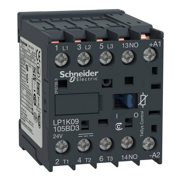 SCHNEIDER ELECTRIC - SCHÜTZ 3P 9A AC3 24V DC 1S
