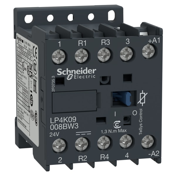 SCHNEIDER ELECTRIC - SCHÜTZ 4P(2S2Ö) 20A AC1 24V DC DIODE