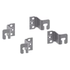 SCHNEIDER ELECTRIC - Wandlaschensatz Stahl Chromat. 4Stk