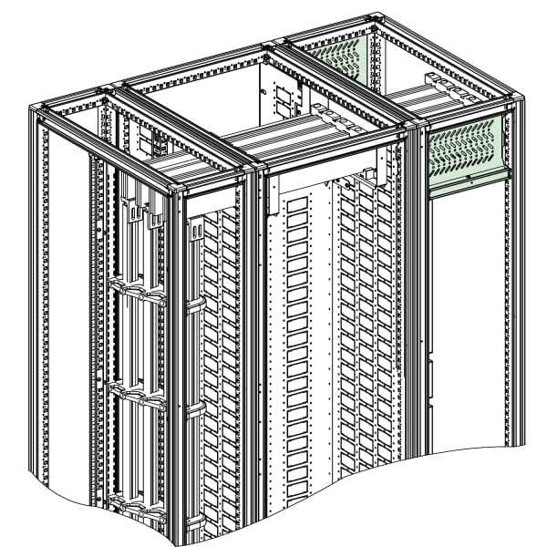 SCHNEIDER ELECTRIC - Form2b horizontale Schiene B400