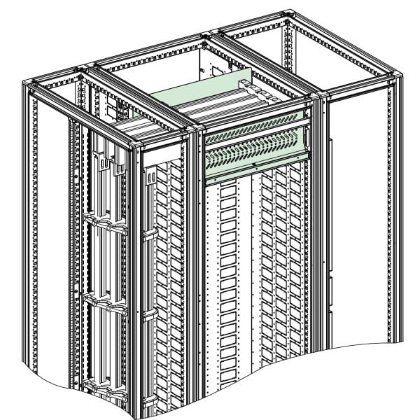 SCHNEIDER ELECTRIC - Form2b waager. Sammelschiene B600XT500