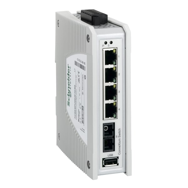 SCHNEIDER ELECTRIC - ConneXium P-Unmngd. Sw.- 4TX/1FX-SM-fast