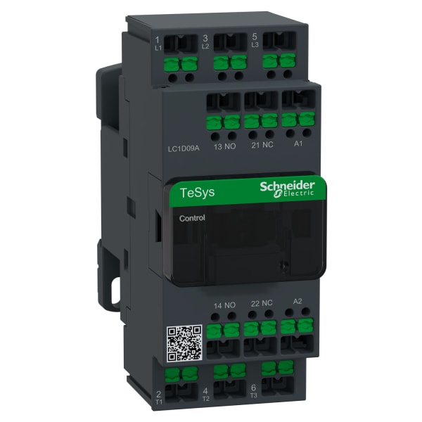 SCHNEIDER ELECTRIC - SCHÜTZ 3P 9A AC3 24V AC SNAPIN