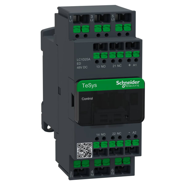 SCHNEIDER ELECTRIC - SCHÜTZ 3P 25A AC3 48V DC SNAPIN