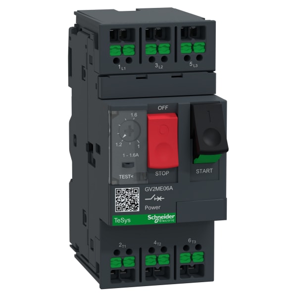 SCHNEIDER ELECTRIC - MOTORSCHUTZSCHALTER 1-1,6A SNAPIN