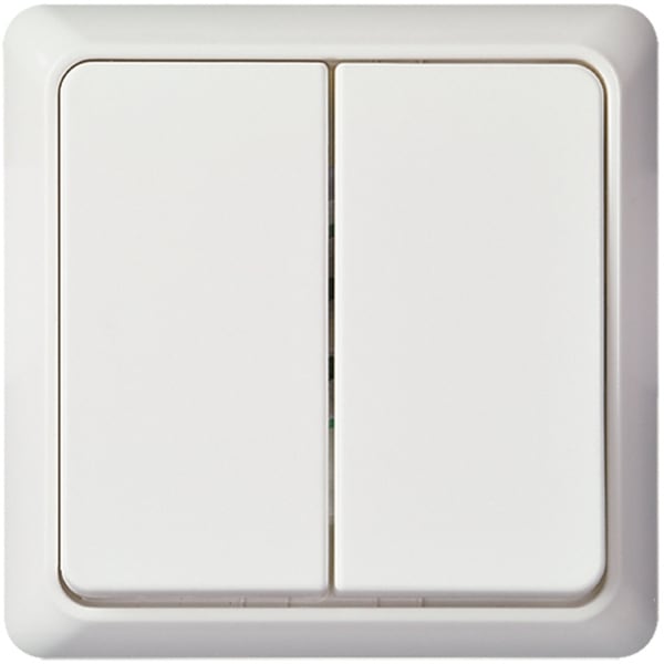 SCHNEIDER ELECTRIC - Serienschalter 10A RENOVIERUNG komplett Schraubklemme reinweiß