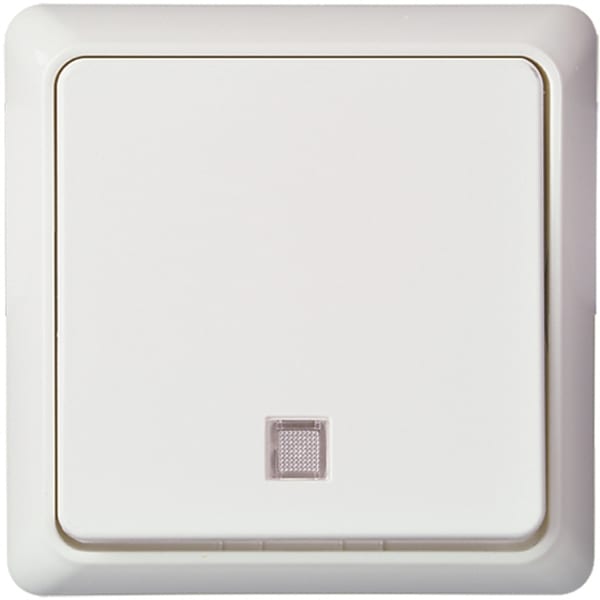 SCHNEIDER ELECTRIC - Taster beleuchtet 10A RENOVIERUNG komplett Schraubklemme perlweiß