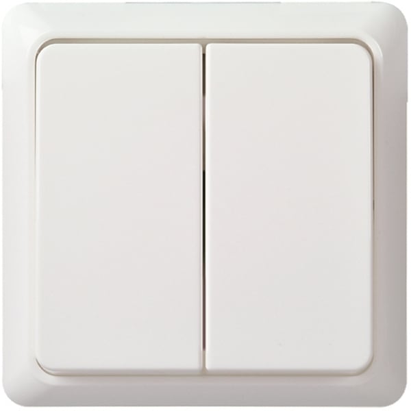 SCHNEIDER ELECTRIC - Serienschalter 10A komplett RENOVIERUNG Schraubklemme reinweiß