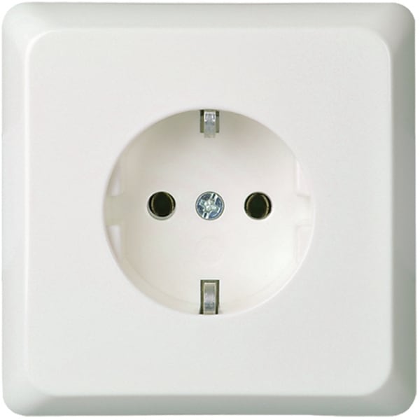 SCHNEIDER ELECTRIC - Steckdose für Geräteträger 1-fach 16A RENOVIERUNG Schraubklemme reinweiß