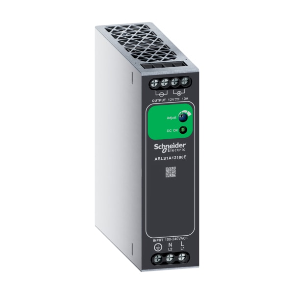 SCHNEIDER ELECTRIC - Spannungsversorgung, Easy Modicon ABLSE, getaktet, 1-phasig, 100-240V AC, 12V DC, 10A, 120W, Hutschiene