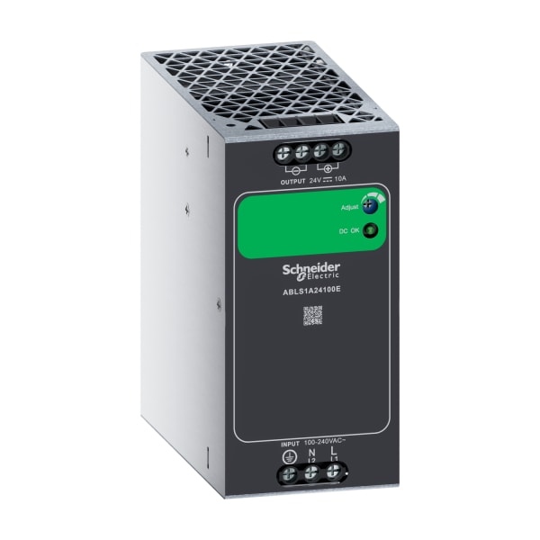 SCHNEIDER ELECTRIC - Spannungsversorgung, Easy Modicon ABLSE, getaktet, 1-phasig, 100-240V AC, 24V DC, 10A, 240W, Hutschiene