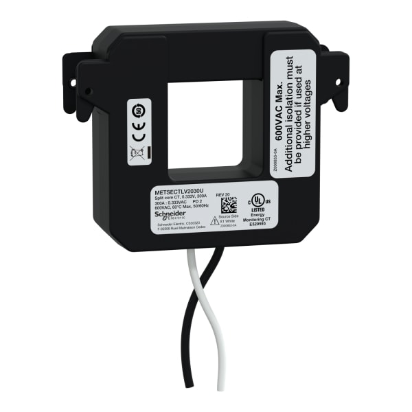 SCHNEIDER ELECTRIC - Kabelumbauwandler LVCT 300A - 0,333 V Ausgang, Innenmaße 36 x 36 mm