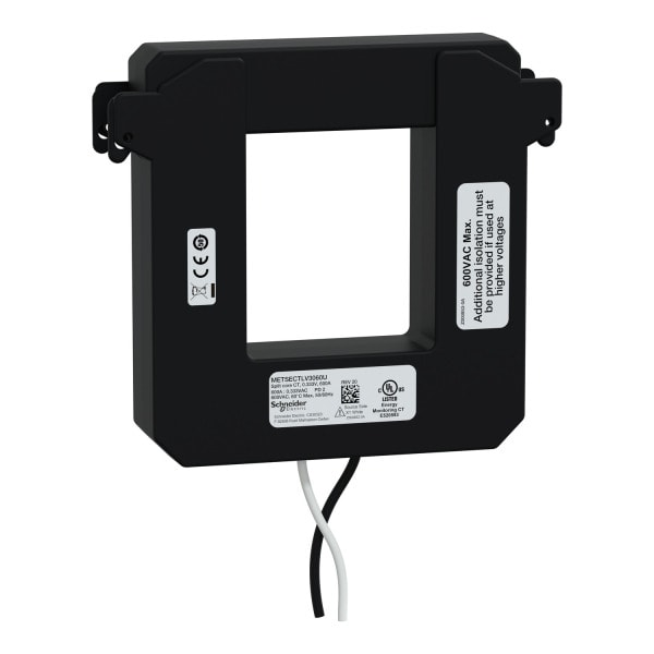 SCHNEIDER ELECTRIC - Kabelumbauwandler LVCT 600 A - 0,333 V Ausgang, Innenmaße 74 x 63 mm