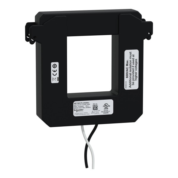 SCHNEIDER ELECTRIC - Kabelumbauwandler LVCT 800 A - 0,333 V Ausgang, Innenmaße 74 mm x 63 mm
