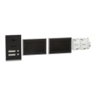 SCHNEIDER ELECTRIC - Listo Video Zweifamilienhaus-Set TwinBus IP, Anthrazitgrau, UP