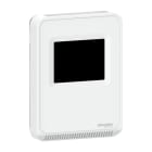 SCHNEIDER ELECTRIC - SpaceLogic-Feuchtesensor Serie SLA, Raum-, Temperatur-, Farb-Touchscreen, Analogausgänge, mattweißes Gehäuse