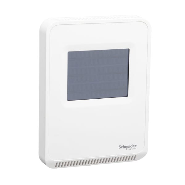 SCHNEIDER ELECTRIC - SpaceLogic-Temperatursensor Serie SLA, Raum, Farb-Touchscreen, Analogausgänge, mattweißes Gehäuse