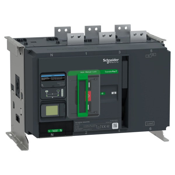SCHNEIDER ELECTRIC - TransferPacT TA1A, automatische Netzumschaltung, 1600A, 3P, LCD, 400V