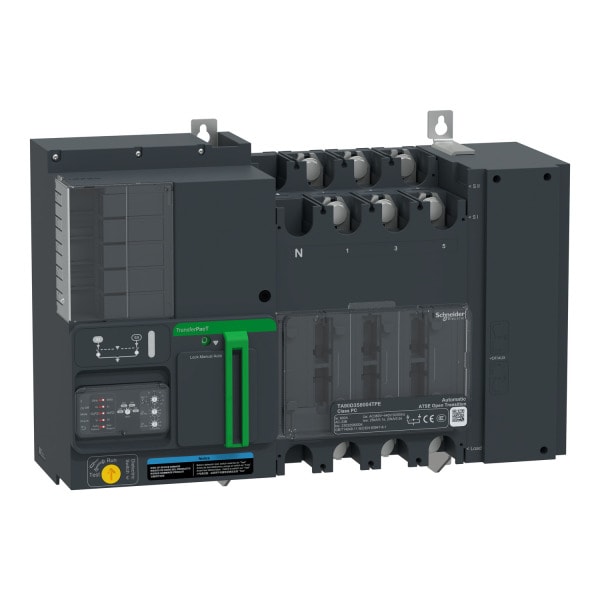 SCHNEIDER ELECTRIC - TransferPacT, automatische Netzumschaltung, 800A, 3P, Drehknopf, Rahmen 800A, 400V