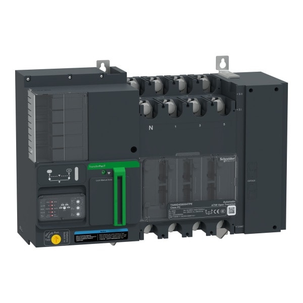 SCHNEIDER ELECTRIC - TransferPacT, automatische Netzumschaltung, 800A, 4P, Drehknopf, Rahmen 800A, 400V