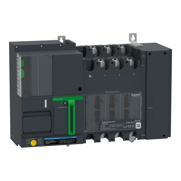 SCHNEIDER ELECTRIC - TransferPacT, ferngesteuerte Netzumschaltung, 800A, 230V, 3P, ferngesteuert, Rahmen 800A