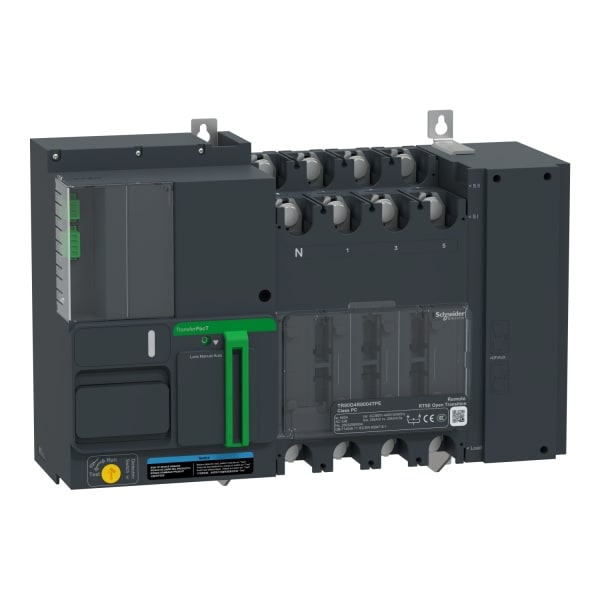 SCHNEIDER ELECTRIC - TransferPacT, ferngesteuerte Netzumschaltung, 800A, 400V, 4P, ferngesteuert, Rahmen 800A