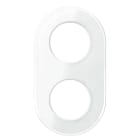 SCHNEIDER ELECTRIC - Glasrahmen 2-fach weiss RENOVA