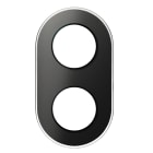 SCHNEIDER ELECTRIC - Glasrahmen 2-fach schwarz RENOVA