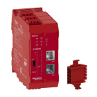 SCHNEIDER ELECTRIC - CPU des modularen Sicherheitscontrollers Modicon XPSMCM, V2, 8E, 4A, Feldbus, Federzugklemmen, Rückwand-Busstecker