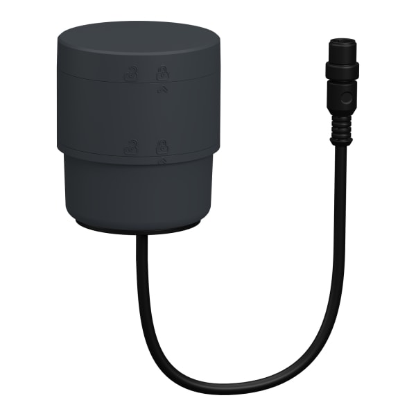 SCHNEIDER ELECTRIC - Basiselement, Harmony XVB7, modular, 70mm, M12-Stecker, 24V ACDC, Adapter, Abdeckung, bis 4 Ebenen, dunkelgrau