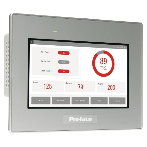 SCHNEIDER ELECTRIC - Pro-face STW6000 7''W Basic Web Panel Touch-Panel resistiv, 2 x Ethernet (Daisy Chain), USB, Web Browser, HTML5