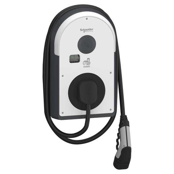 SCHNEIDER ELECTRIC - Pro AC Wallbox, 22kW, T2 Kabel, FI B-EV, IP55, IK10, NFC/RFID Reader, ERK